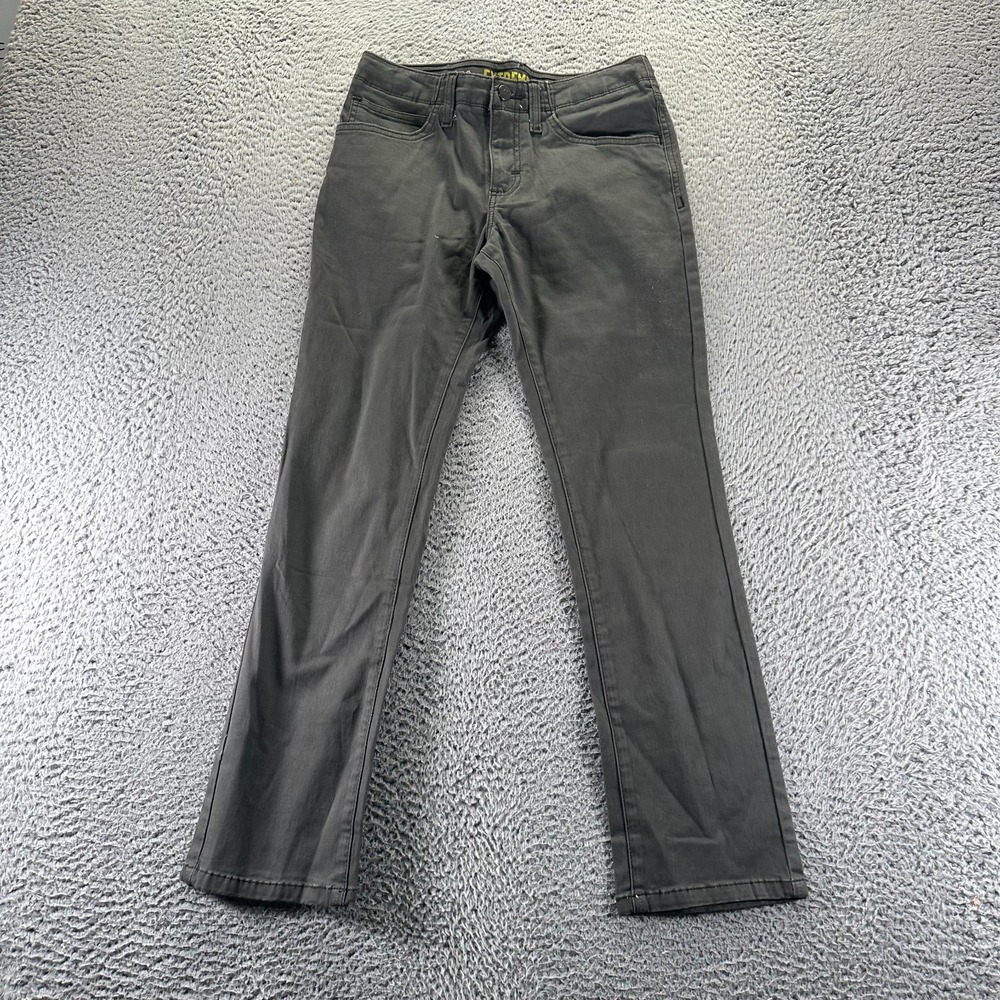 Lee Extreme Comfort Jeans Boys 14 Gray‎ Cotton Denim Straight Workwear Stretch